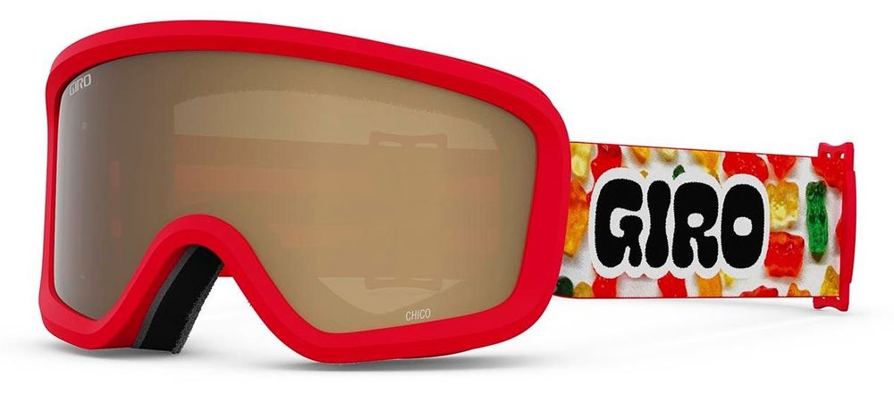 Giro okuliare Chico 2.0, červená, hnedý zorník